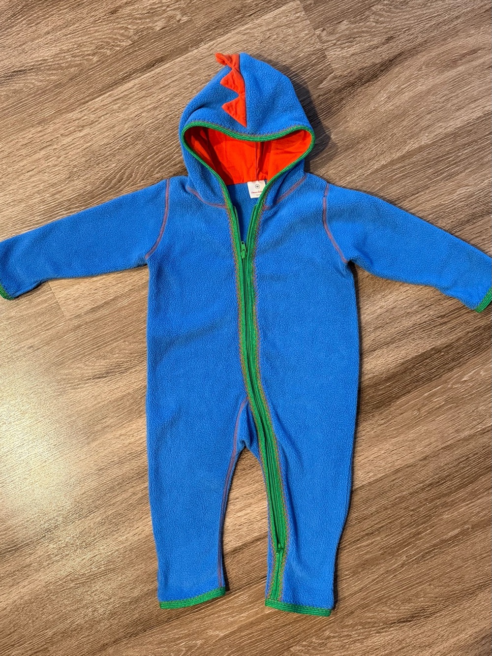 Hanna Andersson Fleece Bunting Onesie Dragon 18-24 months 80cm